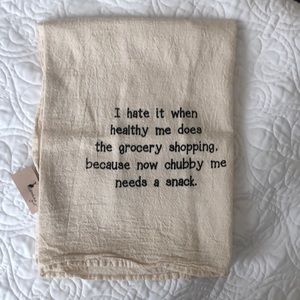 Ellembee Tea Towel Healthy Grocery Shopping